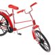 thumbnail image 3 of Diecast Bicycle Toy 1:10 Vintage Diecast Juguete decorativo de - Rojo Fanmusic Diecast Bicycle Toy, 3 of 7