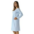 thumbnail image 3 of Just Love Nightgown / Women Sleepwear / Womans Pajamas (Blue Mini Hearts, 3X), 3 of 4