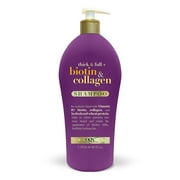 OGX Thick & Full Volumizing Shine Enhancing Daily Shampoo with Biotin & Collagen, 40 fl oz