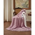 thumbnail image 3 of Throw Sherpa Heated Blanket, 50"x60" Temperature Control & Timer Settings, Machine Washable Fast Heating Electric Throw, ETL Certified for Bedroom & Living Room, 3 of 8