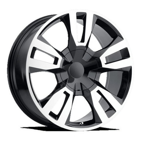 OE Creations Aluminum Rim PR188 20X9in Gloss Black Machined Finish, 188BM-295824