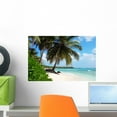 thumbnail image 1 of Tropical Island Beach with Wall Mural by Wallmonkeys Peel and Stick Graphic (18 in W x 12 in H) WM24187, 1 of 4