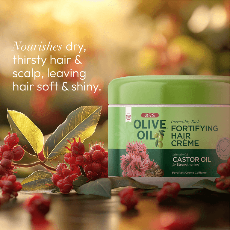 ORS Olive Oil Non-Drying Hair Dress Creme Fortified with Essential Fatty  Acids, Vitamin E & Castor Oil (8.0 oz) - Walmart.com