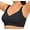 10-Pure Black, variant on Daystry Womens Plus Size Wireless Bra Supportive Seamless Bras Full Coverage Push Up Comfortable No Underwire Tshirt Bras