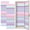 Color 4, variant on Boho 2 Pcs School Locker Magnetic Wallpaper 12" x 36" Soft Pastel Stripes Calm Aesthetic Reusable Removable Locker Accessories Back to School Supplies