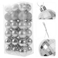 thumbnail image 1 of BEADCEST 36Ud Adornos Navideños Bolas Plateadas En PVC Para Duradera Y, 1 of 7