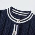 thumbnail image 5 of Cowsor Boys Girls School Uniform Cardigan Sweater Soft Cotton V-Neck Soft Cotton Knit Outerwear, 5 of 5
