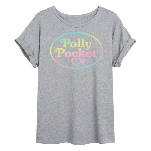 Polly Pocket - Polly Pocket Ombre Logo - Juniors Ideal Flowy Muscle T-Shirt