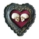 thumbnail image 2 of Estatua de y corazón, artesanía de resina, escultura de terror aterrador, adorno gótico para el hogar, oficina, mesa, Bar, decoraciones de Soledad estatua de amor, 2 of 10