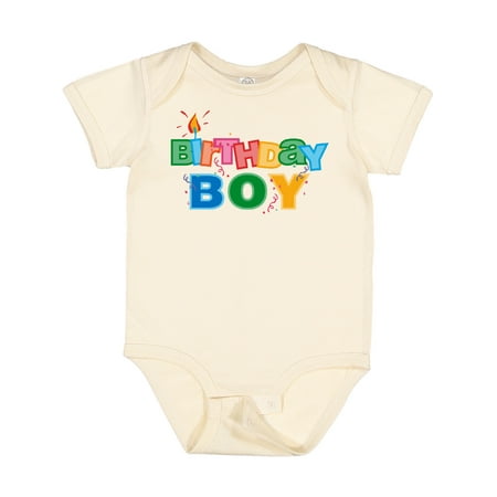 

Inktastic Birthday Boy Letters Gift Baby Boy Bodysuit