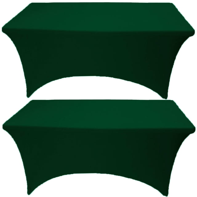 Mantel Gowinex Hunter Green Spandex de 6 pies, paquete de 2