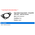 thumbnail image 2 of Upper Water Pump Gasket - Compatible with 2003 - 2006 Kia Sorento 2004 2005, 2 of 2