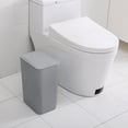 thumbnail image 5 of Durable Plastic Square Flip Top Trash Can Convenient Lid Operation Ideal For Home Use Other Cleaning Supplies, 5 of 5