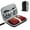 Black, variant on USA GEAR Case with Wrist Strap Compatible with Wonder Bible, Earbuds, Charger, Case Only - Geometric