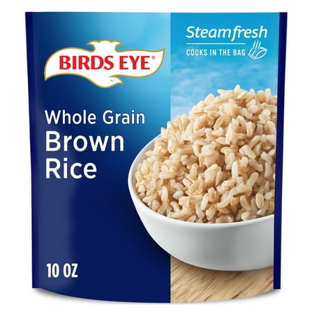 Birds Eye Steamfresh Whole Grain Brown Rice, Frozen Side, 10 oz. Bag