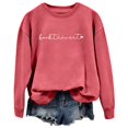 thumbnail image 3 of WEAIXIMIUNG Sweat-Shirt de Maternité pour Femmes, Manches Longues, Col Rond, Pull de Jardinage, Imprimé Lettre, 3 of 4