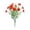Red, variant on Artificial Fake Flowers Faux Morning Glory Floral Bouquet Durable Green Foliage Long Lasting Hanging Decorative Greenery for Indoor Outdoor Garden Porch Window Table Wedding Party
