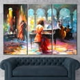 thumbnail image 4 of Prickelndes Tanzvergnügen Poster, Abstract Music Printed Canvas, Musician Artwork, Haenraets Willem, Romantic Couple Poster, Canvas Wall Decor - Gallery Wrapped, 4 of 9