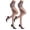 Gray-2PC, variant on 6 Pack Women's Opaque Tights Thin High Waisted Sheer Pantyhose Light Breathable Stockings Multipack
