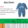 thumbnail image 2 of wsevypo Newborn Baby Boys' Little Brother Romper Short Sleeve Jumpsuits One Piece Outfit, 2 of 5