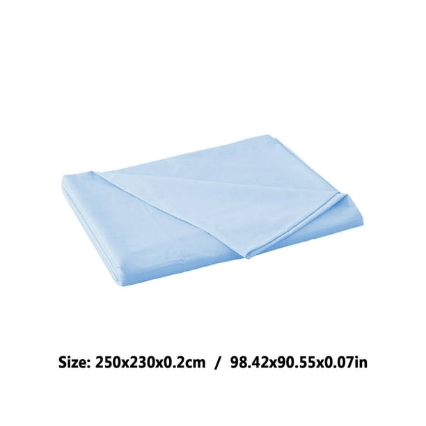 Sábana para dormitorio, sábana para el hogar, color liso, fácil de cepillar, sábanas de algodón