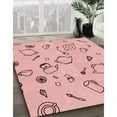 thumbnail image 3 of Ahgly Company Machine Washable Indoor Rectangle Transitional Red Area Rugs, 8' x 10', 3 of 7