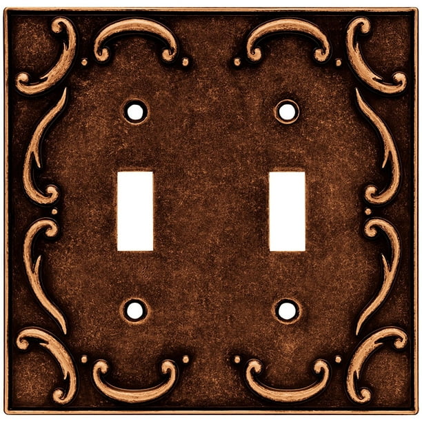 64262 Traditional French Lace Double Toggle Switch Wall Plate / Switch ...