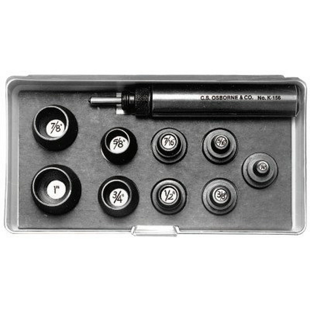 9 PIECE SELF CENTERING PUNCH SET