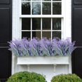 thumbnail image 4 of 6 uds flores artificiales flocado plástico lavanda paquete plantas falsas boda brida ramo interior exterior hogar oso de fresa Electrónica, 4 of 5