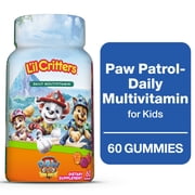 L’il Critters Paw Patrol Childrens Multivitamin Gummies for Childrens Health, Mixed Fruit, 60 Count