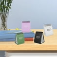 thumbnail image 4 of 4 Pcs Mini Desktop Calendar Home Decor Mini Desk Stand Calendar Decorative Desk Calendar Stand up Table Calendars Office, 4 of 6
