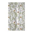 thumbnail image 1 of Spring Hanging Pocket Organizer, Butterflies Flying Flower Field Shabby Seasonal Flourish Pastel Petals, Printed Polyester Storage Bag with Pockets, 21" x 31", Pale Green Dark Orange, 1 of 2