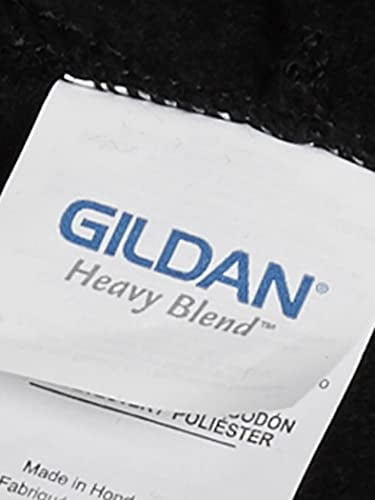 Gildan Mens Heavy Blend&nbsp;Full Zip Hooded Sweatshirt, 2XL, Black