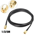 thumbnail image 2 of RG174 SMA Male to SMA Male RF Coaxial Adapter Connector Copper Cable Extension, 2 of 4