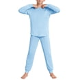 thumbnail image 1 of RXMEKW Girls Long Sleeve Tops, Solid Color Set for 5-14 Years, 1 of 9