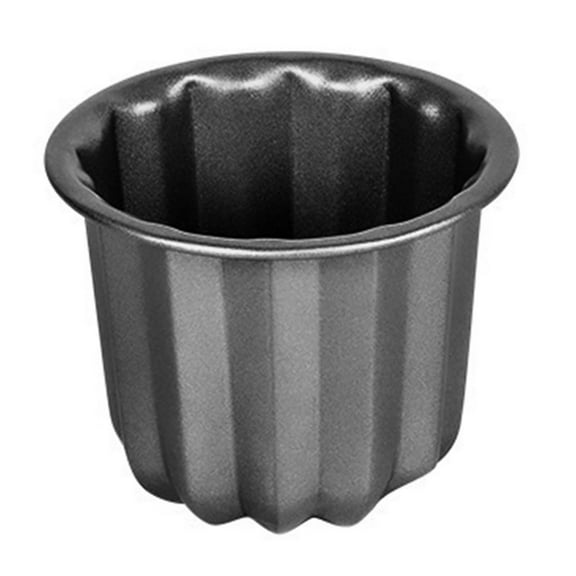 Non-Stick Canelé Mold Pan, Heavy-Duty Carbon Steel Bakeware for Perfect French Cannelés, 4/6/9/12-Cavity