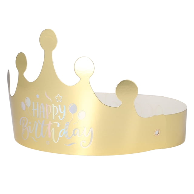 Coronas De Cumpleaños, Forma Linda, Pequeño Y Compacto, 40 Unidades, Sombrero De Corona De Papel Para Graduaciones Para Baby Showers ANGGREK Otros