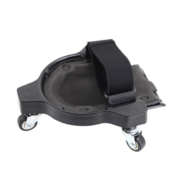 Almohadillas de gel para rodillas rodantes, almohadillas protectoras para rodillas, rodantes para jardín, para trabajadores de jardinería Negro