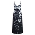 thumbnail image 4 of Fatuov Bohemian Print Dress for Women Plus Size Summer Sleeveless Crewneck Casual Maxi Dress for Home Flowy Loose Dress Multicolor S, 4 of 4