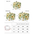thumbnail image 3 of Fsddascl Yellow Sunflowers Toaster Cover 4 Slice, Large Kitchen Appliance Covers, Summer Spring Country Flowers Toaster Oven Cover with Loop, Bread Machine Cover Polyester Dust Cover Protection, 3 of 5