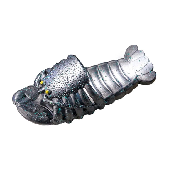 Toddler Boys Girls Cartoon Sandels Crayon Shaped Kids Slippers Funny Lobster Design Non Open Toe Waterproof Lightweight Breathable Shoes for Indoor Outdoor Summer Use