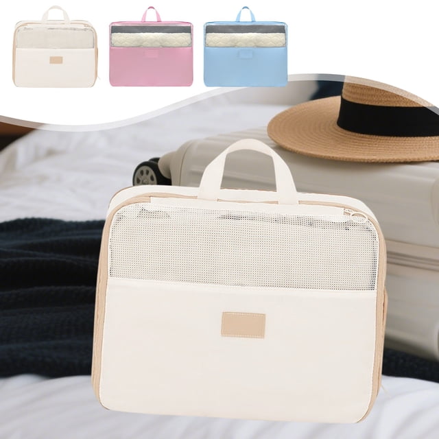 Compression Packing Storage, Expandable Travel Bag, Durable Polyester Material, 24L Capacity, For Luggage, Business Travel, Efficient Organization, Lightweight Design, Airline Friendly, Pack