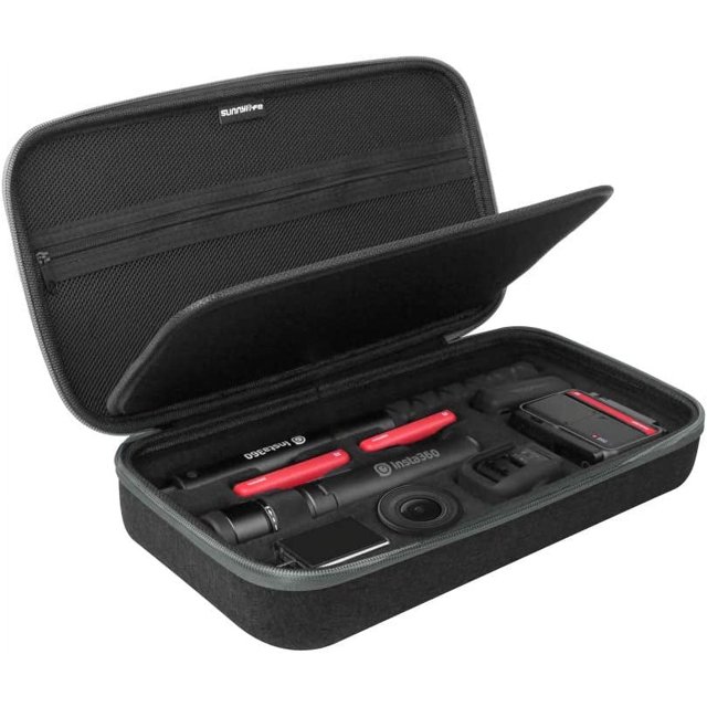 Estuche de transporte para accesorios de cámara Insta360 ONE R 4K, bolsa de almacenamiento grande, bolso de viaje