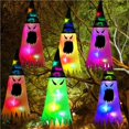 thumbnail image 3 of Yuarrent Sombrero de resplandeciente Sombrero de con luces LED de Halloween para decoración de fiestas en interiores y exteriores Kits de decoración para fiestas Numero 3, 3 of 6