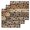 Brown, variant on Brown Beige Kitchen Dish Towels for Drying Dishes Set of 3, Rustic Farmhouse Dog Paw Vintage Waffle Weave Microfiber Hand Tea Bathroom Towels Quick Dry & Absorbent Towel 12x12