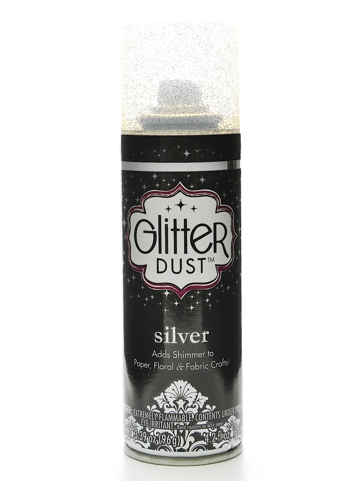 Glitter Dust Ultra Fine Spray silver, 3.39 oz. (pack of 2)