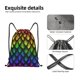 thumbnail image 4 of Fotbe Dragon Scales Bolsa Mochila con Cordón Estampada, Bolsa de Gimnasio Deportiva, Bolsa Cinch, Bolsa con Cordón para Hombres y Mujeres-Small, 4 of 6