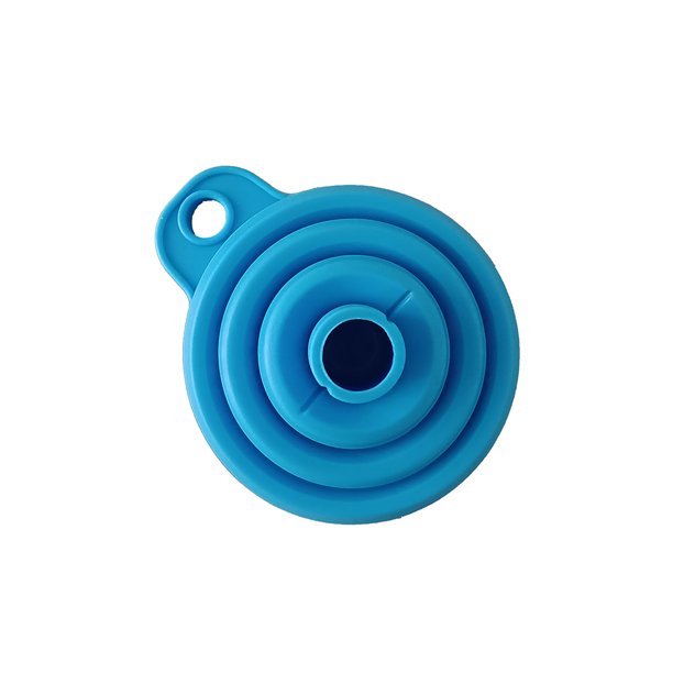 Embudo de silicona Universal para motor de coche, embudo plegable portátil para cambio de aceite y gasolina