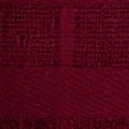 thumbnail image 2 of Contemporary Home Living Windowpane Cotton Terry Kitchen Dishtowels - 26" - Wine Red - Set of 4, 2 of 7