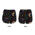 thumbnail image 3 of Hirioo Cartoon Pride Lgbt for Women's Double Layer Athletic Shorts High-Performance Gym Shorts with Inner Pocket, Elastic Waistband-Small, 3 of 7